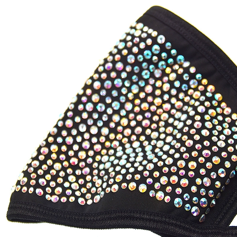 Masque Strass Et Paillettes Pour Femme à Vélo 5 Masque Strass Et Paillettes Pour Femme à Vélo – Image 5