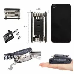 Maxxus Outils De Poche Pour Vélo - 17 Outils -Sonnettes et klaxons pour vélo Soldes outils de poche pour velo 17 outils 2