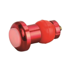 M-Wave Paire De Bouchons Lumineux Pour Guidon De Vélo Alu Rouge