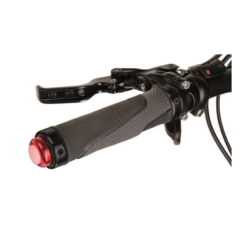 M-Wave Paire De Bouchons Lumineux Pour Guidon De Vélo Alu Rouge -Sonnettes et klaxons pour vélo Soldes paire de bouchons lumineux pour guidon de velo alu rouge 3