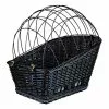 Panier Arrière En Osier Pour Chien Sur Porte Bagage Vélo -Trixie