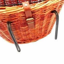 Panier Avant En Osier Pour Chien Sur Guidon - Trixie -Sonnettes et klaxons pour vélo Soldes panier avant en osier pour chien sur guidon trixie 5