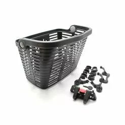 ARCADE Panier Avant Plastique Noir Avec Attache Rapide