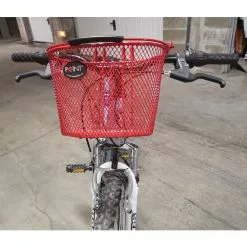 Point Panier Avant Rouge Pour Vélo Enfant -Sonnettes et klaxons pour vélo Soldes panier avant rouge pour velo enfant 2