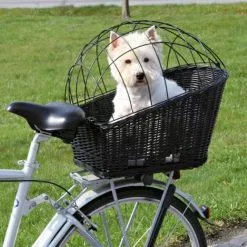 Maxxus Panier Pour Petit Chien En Osier Sur Porte Bagages -Sonnettes et klaxons pour vélo Soldes panier pour petit chien en osier sur porte bagages 2