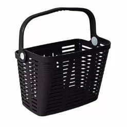 Panier Vélo Avant à Clips Plastique BELLELLI PLAZA Noir