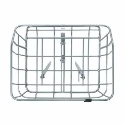 Panier Vélo Avant Chrome En Aluminium 25L PORTLAND BASIL -Sonnettes et klaxons pour vélo Soldes panier velo avant chrome en aluminium 25l portland basil 2