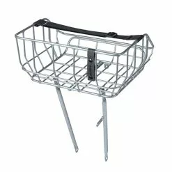Panier Vélo Avant Chrome En Aluminium 25L PORTLAND BASIL
