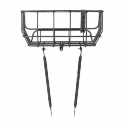 Panier Vélo Avant Noir Mat En Aluminium 25L Portland Basil