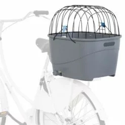 Panier Vélo Chien Avec Cage Sur Porte-bagages Trixie
