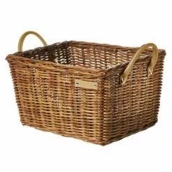 Panier Vélo Osier Vintage Portland Basil