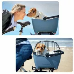 Panier Vélo Pour Chien Bleu Tendance Basil Buddy -Sonnettes et klaxons pour vélo Soldes panier velo pour chien bleu tendance basil buddy 2