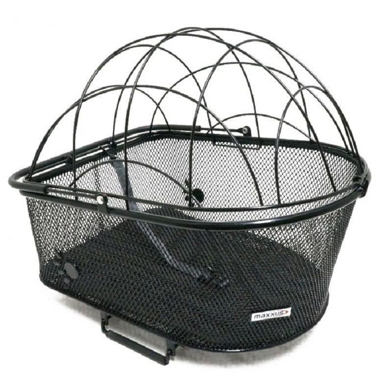 Maxxus Panier Vélo Pour Petit Chien En Acier Sur Porte Bagages 1 Maxxus Panier Vélo Pour Petit Chien En Acier Sur Porte Bagages