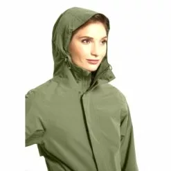 Parka De Pluie Mosse Femme - Olive BASIL -Sonnettes et klaxons pour vélo Soldes parka de pluie mosse femme olive basil 1 2