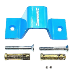 Silverline Patte D'encrage Pour Fixation Câble Anitvol Au Sol Pour Vélo