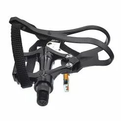 ATOO Pédales Vélo Alu Avec Cale Pieds Pour Route -Sonnettes et klaxons pour vélo Soldes pedales velo alu avec cale pieds pour route 2