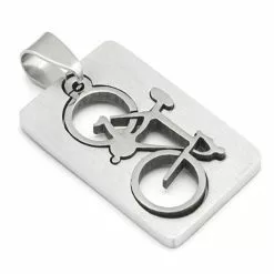 Vélo Original Pendentif Vélo En Acier Inoxydable 7 Vélo Original Pendentif Vélo En Acier Inoxydable -Sonnettes et klaxons pour vélo Soldes pendentif velo en acier inoxydable 3
