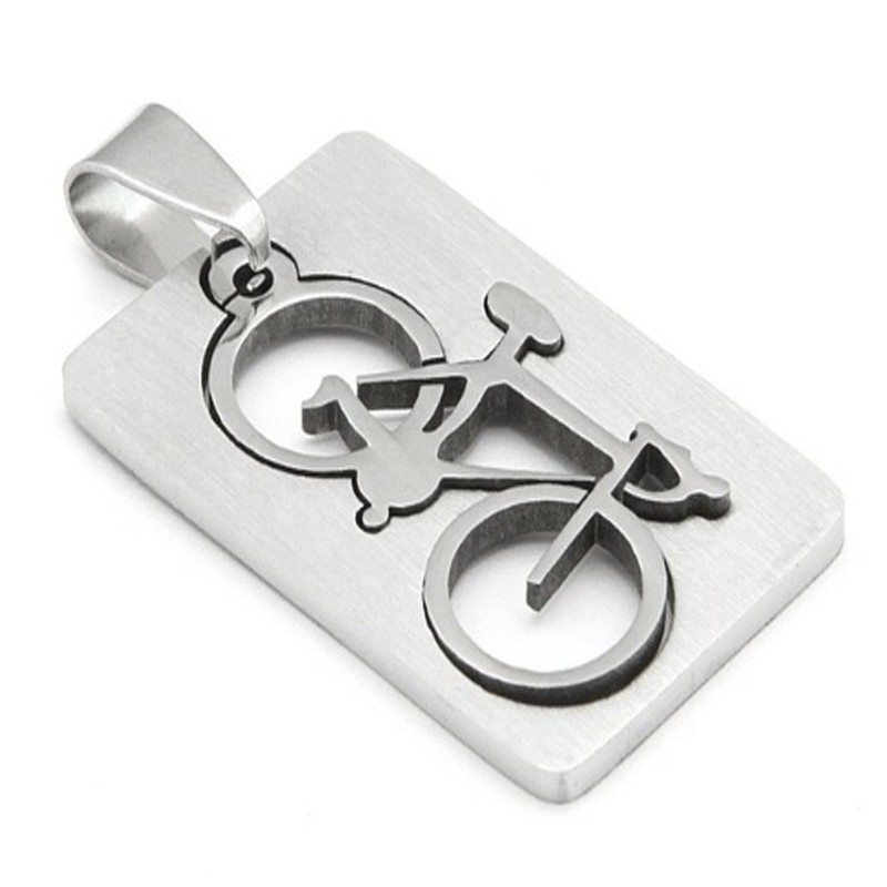Vélo Original Pendentif Vélo En Acier Inoxydable 4 Vélo Original Pendentif Vélo En Acier Inoxydable – Image 4