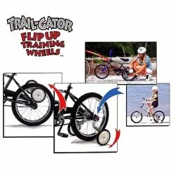 Trail-Gator Petite Roue Vélo Enfant Flip Up - Trail Gator -Sonnettes et klaxons pour vélo Soldes petite roue velo enfant flip up trail gator 3
