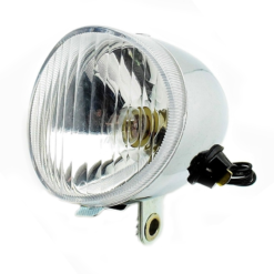 Maxxus Phare Avant Classic Ampoule Chrome Feu Vélo -Sonnettes et klaxons pour vélo Soldes phare avant classic ampoule chrome feu velo 2