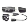 Funecobikes Phare Vélo LED USB Pour Fixation Sur Guidon