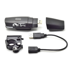 Funecobikes Phare Vélo LED USB Pour Fixation Sur Guidon