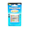 Funecobikes Piles Rechargeables PowerBase AAA R03 Ni-MH 1000 MAh - Par 4