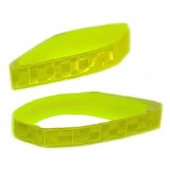 Vélo Original Pince Pantalon Jaune Fluo - La Paire