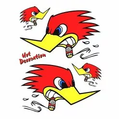 Vélo Original Planche De 4 Autocollants Ducky Pour Personnaliser Le Vélo