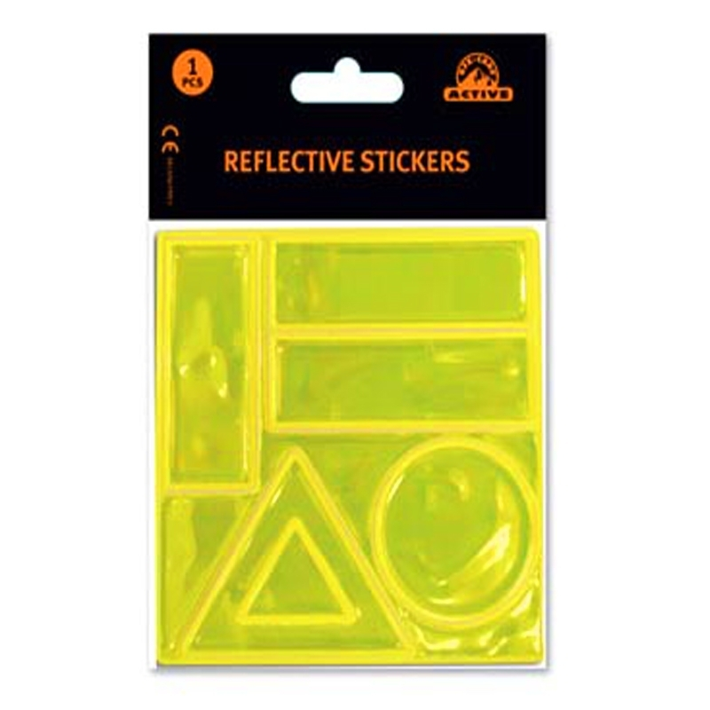 RFX Care Planche De 5 Stickers Réfléchissants Pour Vélo Et Accessoires 1 RFX Care Planche De 5 Stickers Réfléchissants Pour Vélo Et Accessoires