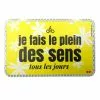 Plaque Réfléchissante Vélo Je Fais Le Plein Des Sens V-LOPLAK