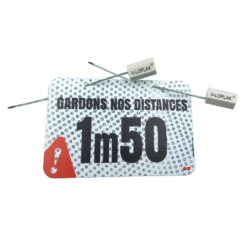 Plaque Vélo Gardons Nos Distances 1m50 V-Loplak -Sonnettes et klaxons pour vélo Soldes plaque velo gardons nos distances 1m50 v loplak 5