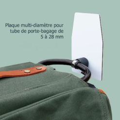 Plaque Vélo Verte Les Vrais Héros Sont à Vélo V-LOPLAK -Sonnettes et klaxons pour vélo Soldes plaque velo verte les vrais heros sont a velo v loplak 4