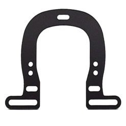 Funecobikes Platine De Fixation Pour Antivol De Cadre - Acier - Noir