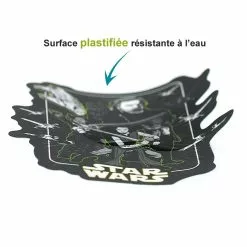Funecobikes Pochette 50 Autocollants STARS WARS Pour Enfant à Vélo -Sonnettes et klaxons pour vélo Soldes pochette 50 autocollants stars wars pour enfant a velo 2