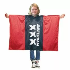 Poncho De Pluie Amsterdam Pour Enfant à Vélo