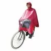 Hooodie Poncho Pluie Bordeaux Avec Fenêtre Pour Lumière De Vélo