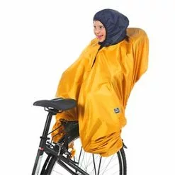 Funecobikes Poncho Protection Pluie Pour Porte Bébé Et Siège Enfant Arrière