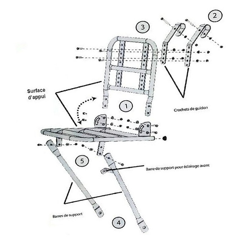 M-Wave Porte Bagage Avant Pour Vélo Avec Socle En Bois 3 M-Wave Porte Bagage Avant Pour Vélo Avec Socle En Bois – Image 3