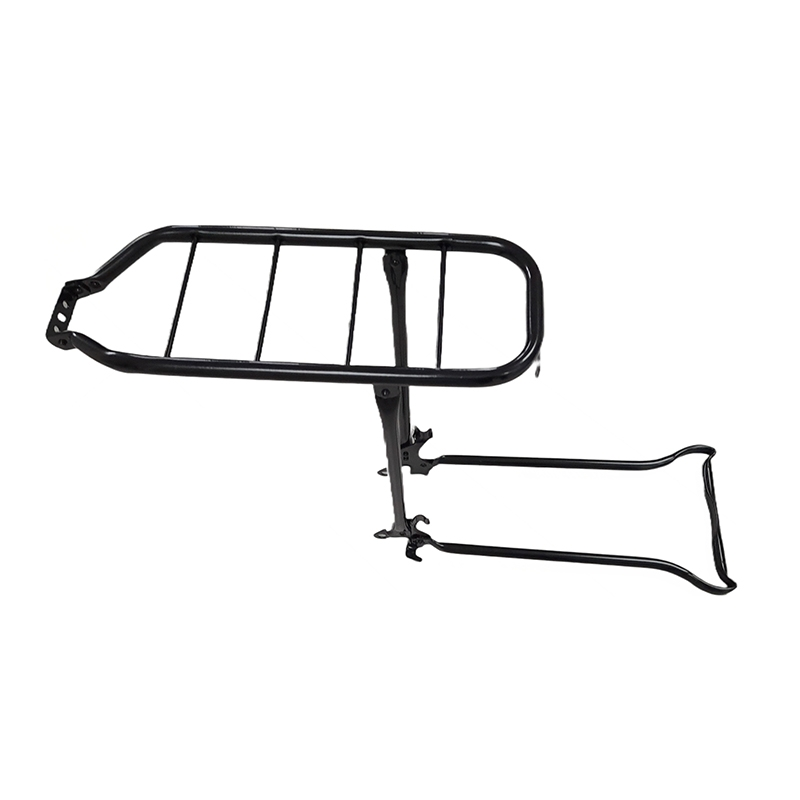 Porte-Bagages Tour 28 Pouces Avec Béquille Mat Noir Steco 2 Porte-Bagages Tour 28 Pouces Avec Béquille Mat Noir Steco – Image 2