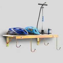 Andrys Porte-vélos Mural 4 Places Avec étagère