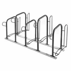 Andrys Porte-vélos Urbain 5 Places Haut Et Bas Avec Fixation Antivol