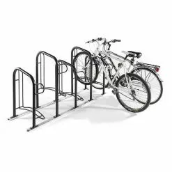 Andrys Porte-vélos Urbain 5 Places Haut Et Bas Avec Fixation Antivol -Sonnettes et klaxons pour vélo Soldes porte velos urbain 5 places haut et bas avec fixation antivol 3