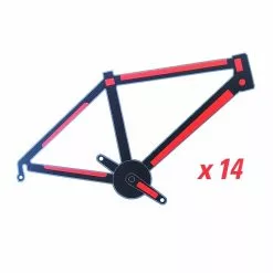 Protection De Cadre ZEFAL Skin Armor L - Transparent -Sonnettes et klaxons pour vélo Soldes protection de cadre zefal skin armor l transparent 2