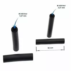 Funecobikes Protège Douille De Direction/cadre Mousse Noir Pour Gaine -Sonnettes et klaxons pour vélo Soldes protege douille de direction cadre mousse noir pour gaine 2