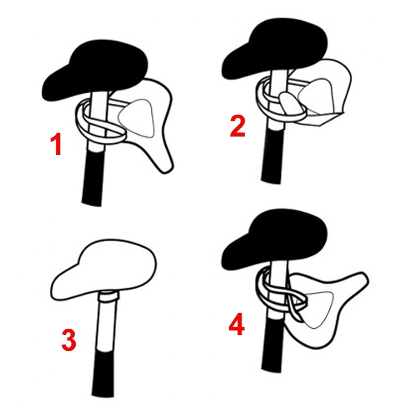 Funecobikes Protège Selle De Vélo Coloré Graphics BikeCap 2 Funecobikes Protège Selle De Vélo Coloré Graphics BikeCap – Image 2