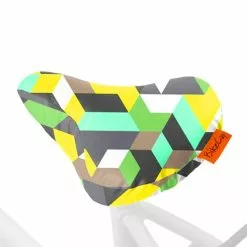 Funecobikes Protège Selle De Vélo Coloré Graphics BikeCap 5 Funecobikes Protège Selle De Vélo Coloré Graphics BikeCap -Sonnettes et klaxons pour vélo Soldes protege selle de velo colore graphics bikecap 2