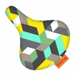 Funecobikes Protège Selle De Vélo Coloré Graphics BikeCap