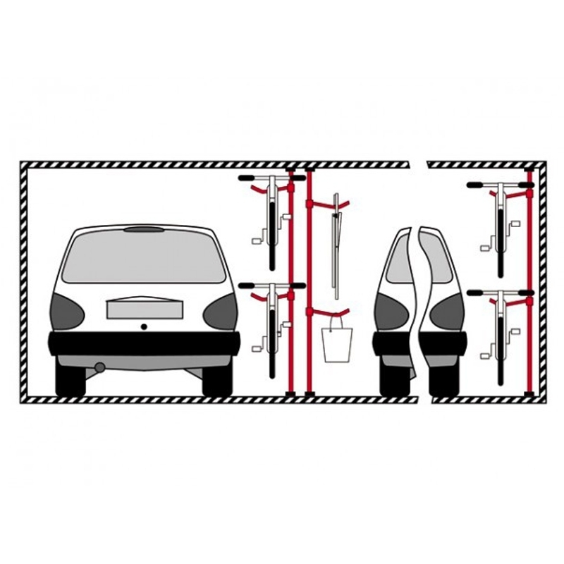 Maxxus Range 2 Vélos Sol/plafond 2 Maxxus Range 2 Vélos Sol/plafond – Image 2