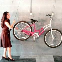 Maxxus Range Vélo Au Plafond Charge Lourde Pour VAE -Sonnettes et klaxons pour vélo Soldes range velo au plafond charge lourde pour vae 1